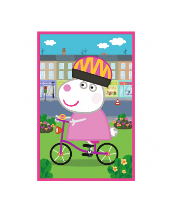 trefl Puzzle 3x50el Siła przyjaźni. Świnka Peppa Peppa Pig 34877 nr 2