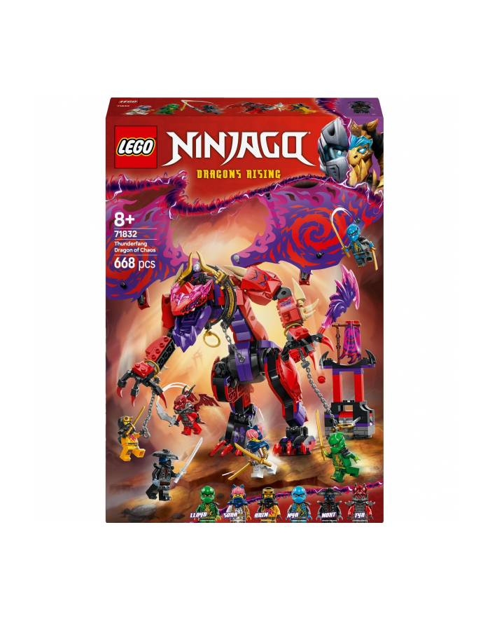 LEGO NINJAGO 71832 Smok chaosu Kiełogrzmot główny