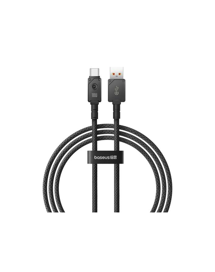 Kabel Baseus Unbreakable USB-USB C 100m 1m (czarny) główny