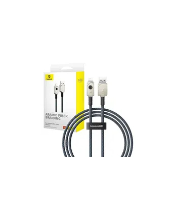 Kabel Baseus Unbreakable USB-IP 24A 1m (biały)