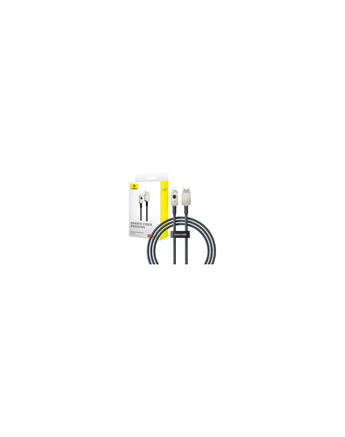 Kabel Baseus Unbreakable USB-IP 24A 1m (biały) główny