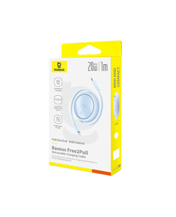 Kabel Baseus Free2Pull 20W 1m (niebieski)