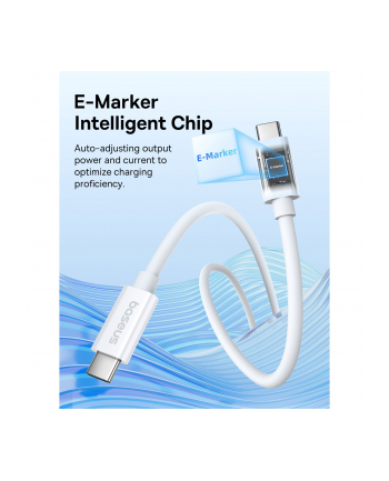 Kabel Baseus Superior Typ C-Typ C 240W 1m (biały)