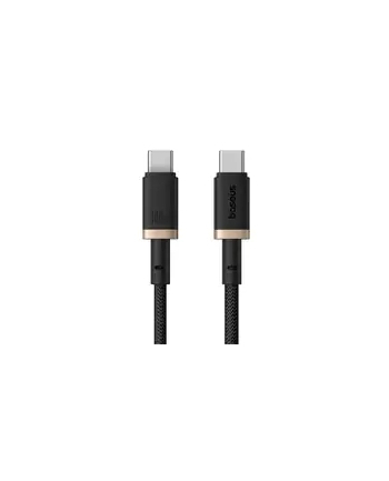 Kabel Baseus Dura Typ C-Typ C 100W 1m czarno-złoty
