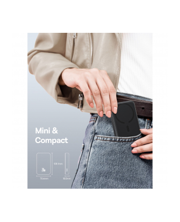 Powerbank Baseus Magnetic Mini Air Wireless 10000mAh 20W+kabel USB C-USB C (czarny) nr 1