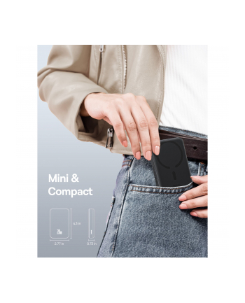 Powerbank Baseus Magnetic Mini Air Wireless 10000mAh 20W+kabel USB C-USB C (czarny) nr 2