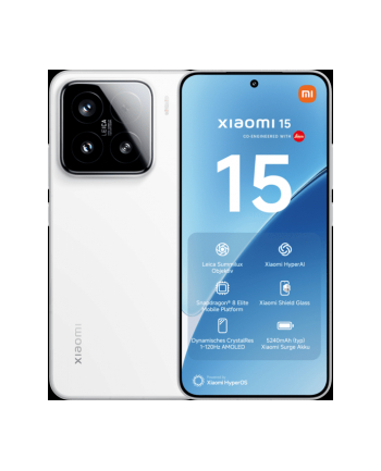Smartfon Xiaomi 15 5G Dual Sim 12/512GB White