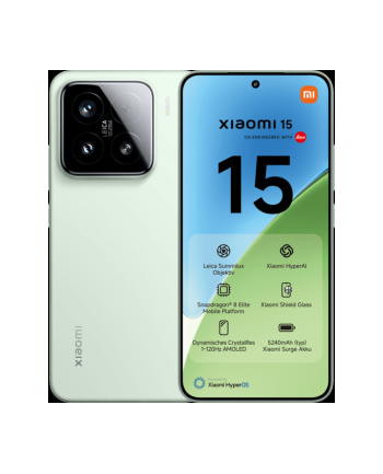 Smartfon Xiaomi 15 5G Dual Sim 12/512GB Green