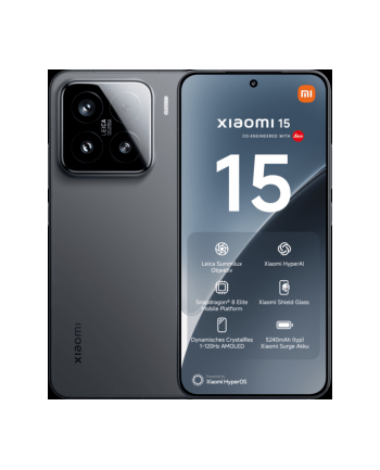 Smartfon Xiaomi 15 5G Dual Sim 12/512GB Black