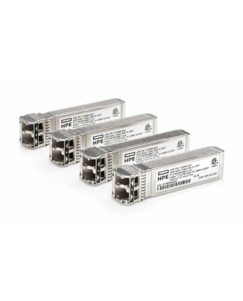 hewlett packard enterprise Zestaw 4 nadajników-odbiorników (transceiverów) MSA 32 Gb SFP+ Short Wave Fibre Channel S3Y23A