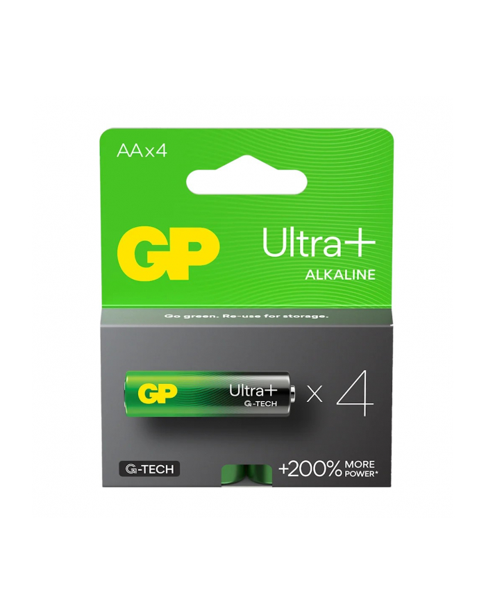 gp battery Baterie alkaliczne LR6/AA GP ULTRA+ 4szt. G-TECH główny