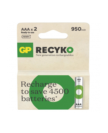 gp battery Akumulatorki R03/AAA Ni-MH 950mAh blister 2szt. GP RECYKO