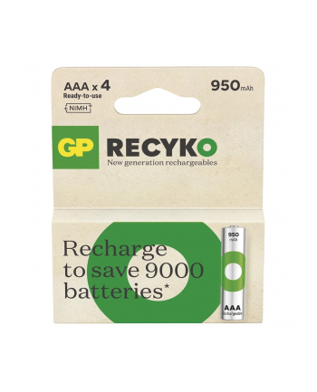 gp battery Akumulatorki R03/AAA Ni-MH 950mAh blister 4szt. GP RECYKO