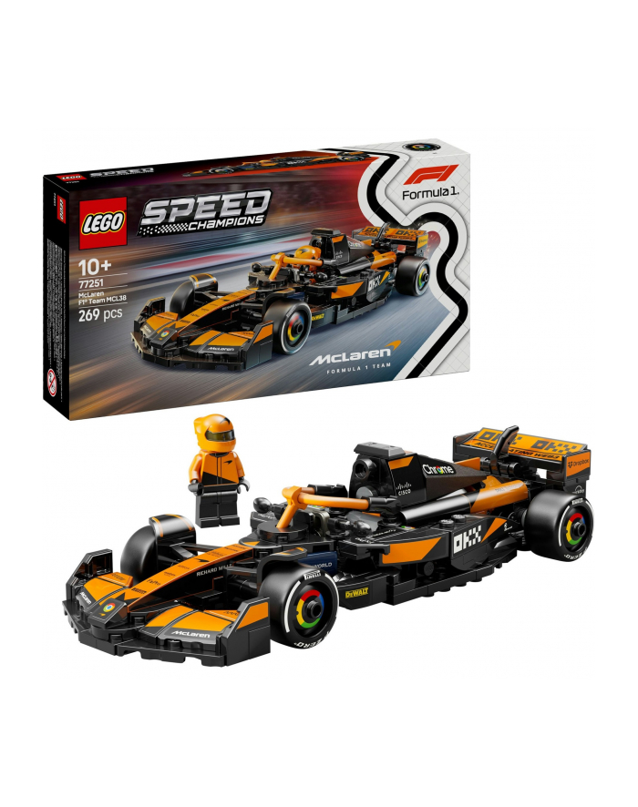 LEGO Speed Champions 77251 Bolid F1® McLaren Team MCL38 V29 główny