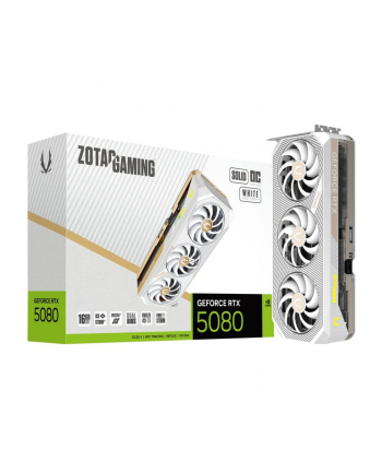 Karta graficzna ZOTAC GAMING GeForce RTX 5080 SOLID OC 16GB White