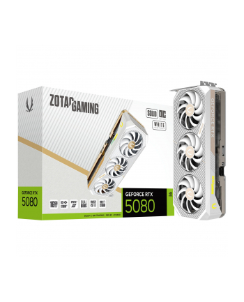 Karta graficzna ZOTAC GAMING GeForce RTX 5080 SOLID OC 16GB White