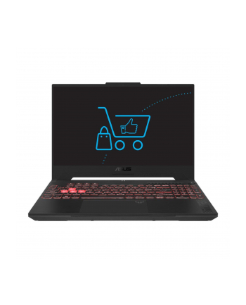 ASUS TUF Gaming A15 FA507NVR-LP005 Ryzen 7 7435HS 156'';FHD 144Hz Value IPS-level 250nits AG 16GB DDR5 4800 SSD512 GeForce RTX 4060 8GB LAN WLAN+BT Cam720p 90WHrs NoOS Mecha Gray