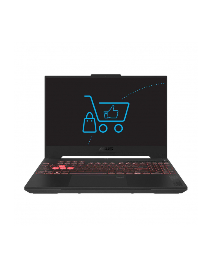 ASUS TUF Gaming A15 FA507NVR-LP005 Ryzen 7 7435HS 156'';FHD 144Hz Value IPS-level 250nits AG 16GB DDR5 4800 SSD512 GeForce RTX 4060 8GB LAN WLAN+BT Cam720p 90WHrs NoOS Mecha Gray główny