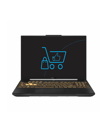 ASUS TUF Gaming F16 FX607VU-I5165 Core 5 210H 160''; FHD+ 144Hz Value IPS-level 300nits AG 16GB DDR5 SSD512 GeForce RTX 4050 6GB LAN WLAN+BT Cam720p 56Wh NoOS Mecha Gray
