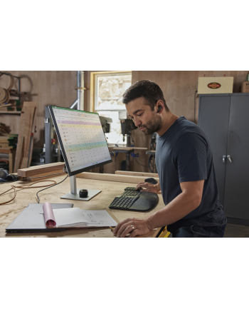 hewlett-packard Klawiatura HP 960 Ergonomic Wireless Keyboard bezprzewodowa czarna 37E755AA