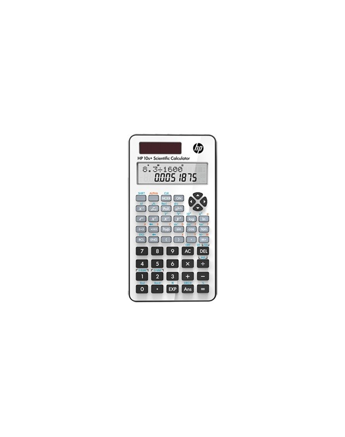 hewlett-packard Kalkulator naukowy HP-10SPLUS/INT BX, 240 funkcji, 147x77x24mm, biały główny