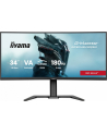 iiyama Monitor G-Master 34 cale GCB3484WQSU-B1,VA,UWQHD,180Hz,1500R, 21:9, 500cd/m2, 2x5W - nr 1