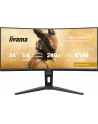 iiyama Monitor G-Master 34 cale GCB3486WQSCP-B1,VA,UWQHD,240HZ,1500R,500cd,21:9,     USB-C dock 95W, RJ45, 2x5W - nr 39