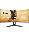 iiyama Monitor G-Master 34 cale GCB3486WQSCP-B1,VA,UWQHD,240HZ,1500R,500cd,21:9,     USB-C dock 95W, RJ45, 2x5W - nr 66