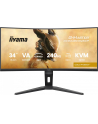 iiyama Monitor G-Master 34 cale GCB3486WQSCP-B1,VA,UWQHD,240HZ,1500R,500cd,21:9,     USB-C dock 95W, RJ45, 2x5W - nr 68