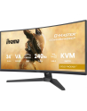 iiyama Monitor G-Master 34 cale GCB3486WQSCP-B1,VA,UWQHD,240HZ,1500R,500cd,21:9,     USB-C dock 95W, RJ45, 2x5W - nr 8