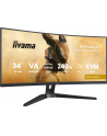 iiyama Monitor G-Master 34 cale GCB3486WQSCP-B1,VA,UWQHD,240HZ,1500R,500cd,21:9,     USB-C dock 95W, RJ45, 2x5W - nr 9