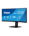 iiyama Monitor 34 '' XCB3494WQSU-B1 VA,UWQHD,1500R,2xHDMI,DP,2xUSB,2xUSB-C - nr 44