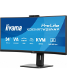 iiyama Monitor 34 cale XCB3497WQSNPH-B1,VA,UWQHD,1500R,USB-C Dock 95W, RJ45, KVM,2x5W, kamera 5MP, /5y/ - nr 4