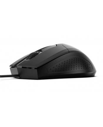 rebeltec Mysz optyczna Focus USB, 1200DPI 3 przyciski i rolka, czułość 125Hz, kabel 1.8m, waga 66g