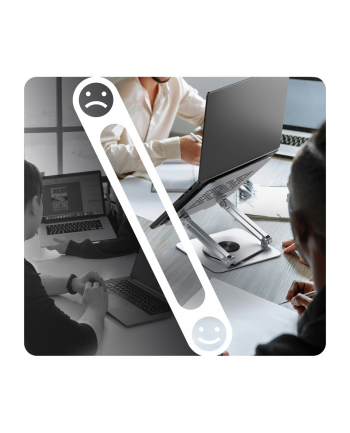 ICY BOX IB-NH300-R Height adjustable ' czerwonyatble notebook stand