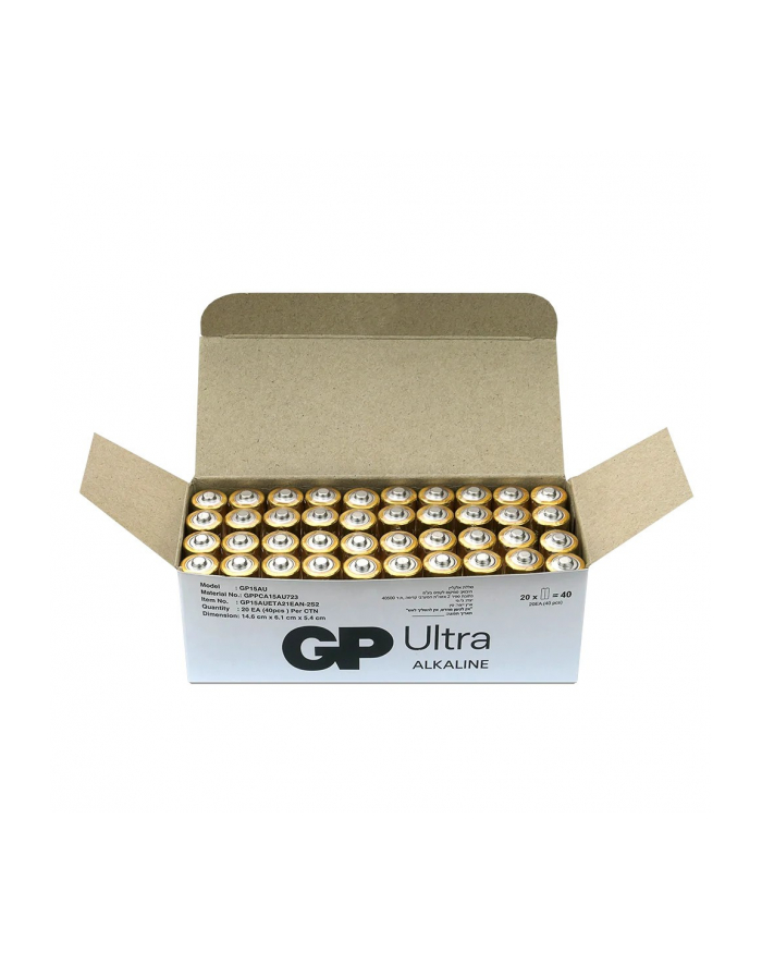 gp battery Baterie alkaliczne LR6/AA GP ULTRA 40szt. (G-TECH) główny