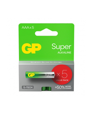 gp battery Baterie alkaliczne LR03/AAA GP SUPER 5szt. (G-TECH)