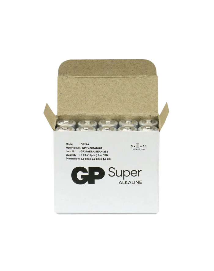 gp battery Baterie alkaliczne LR03/AAA GP SUPER 10szt. (G-TECH) główny
