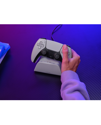 TRUST GXT 255W Quick charge stand for PS5 controllers - White nr 2