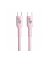 tb Kabel USB C - USB C 60W żelowy 1m różowy - nr 1