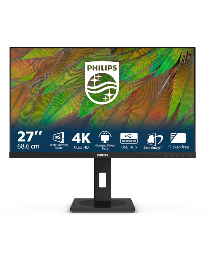 philips Monitor 27B1N3800 27 '' IPS 4K HDMIx2 DP USB-C Pivot Głośniki główny