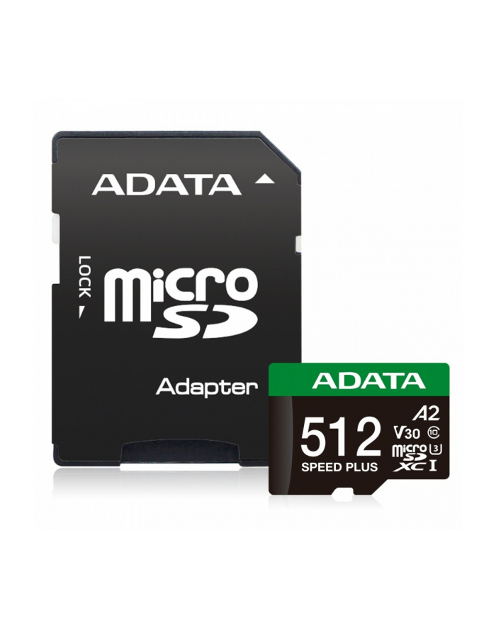 adata Karta microSD Speed Plus 512GB UHS1 U3 V30 A2 180/160 MB/s główny