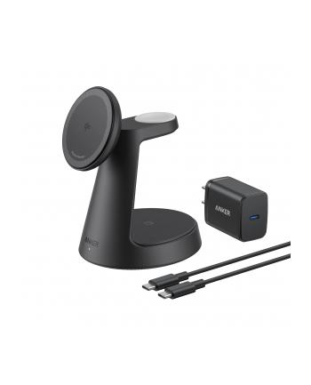anker Stacja 3w1 stojak zestaw kabel+ładowarka czarna nr 1