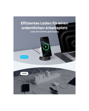 anker Stacja 3w1 stojak zestaw kabel+ładowarka czarna nr 1
