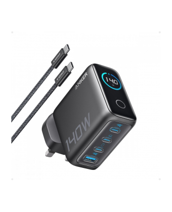 anker Ładowarka sieciowa 140W PD3.1 kabel USB-C LED Grafitowa