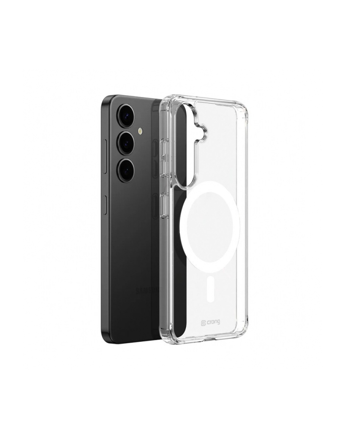 crong Etui Crystal Shield Magnetic Samsung Galaxy S25 MagSafe przezroczyste główny