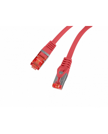 LANBERG Patchcord CAT.6 S/FTP LSZH CU 0.25m red Fluke Passed
