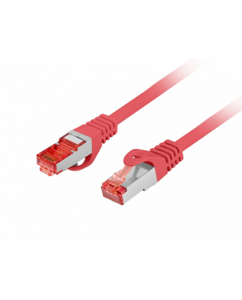 LANBERG Patchcord CAT.6 S/FTP LSZH CU 0.25m red Fluke Passed