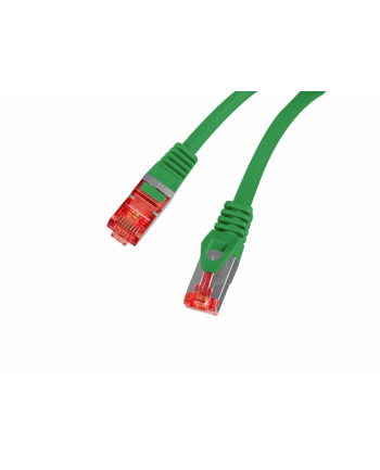 LANBERG Patchcord CAT.6 S/FTP LSZH CU 0.5m green Fluke Passed