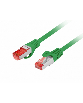 LANBERG Patchcord CAT.6 S/FTP LSZH CU 0.5m green Fluke Passed